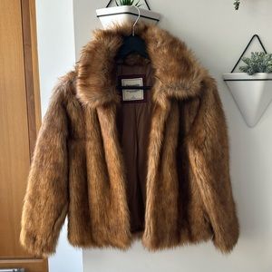 A&F Faux Fur Jacket